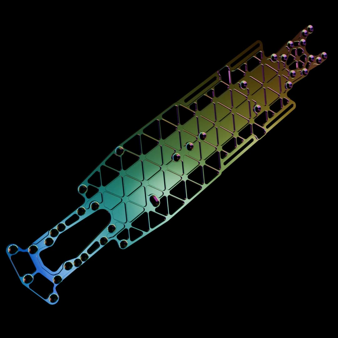 Titanium chassis rendered finish